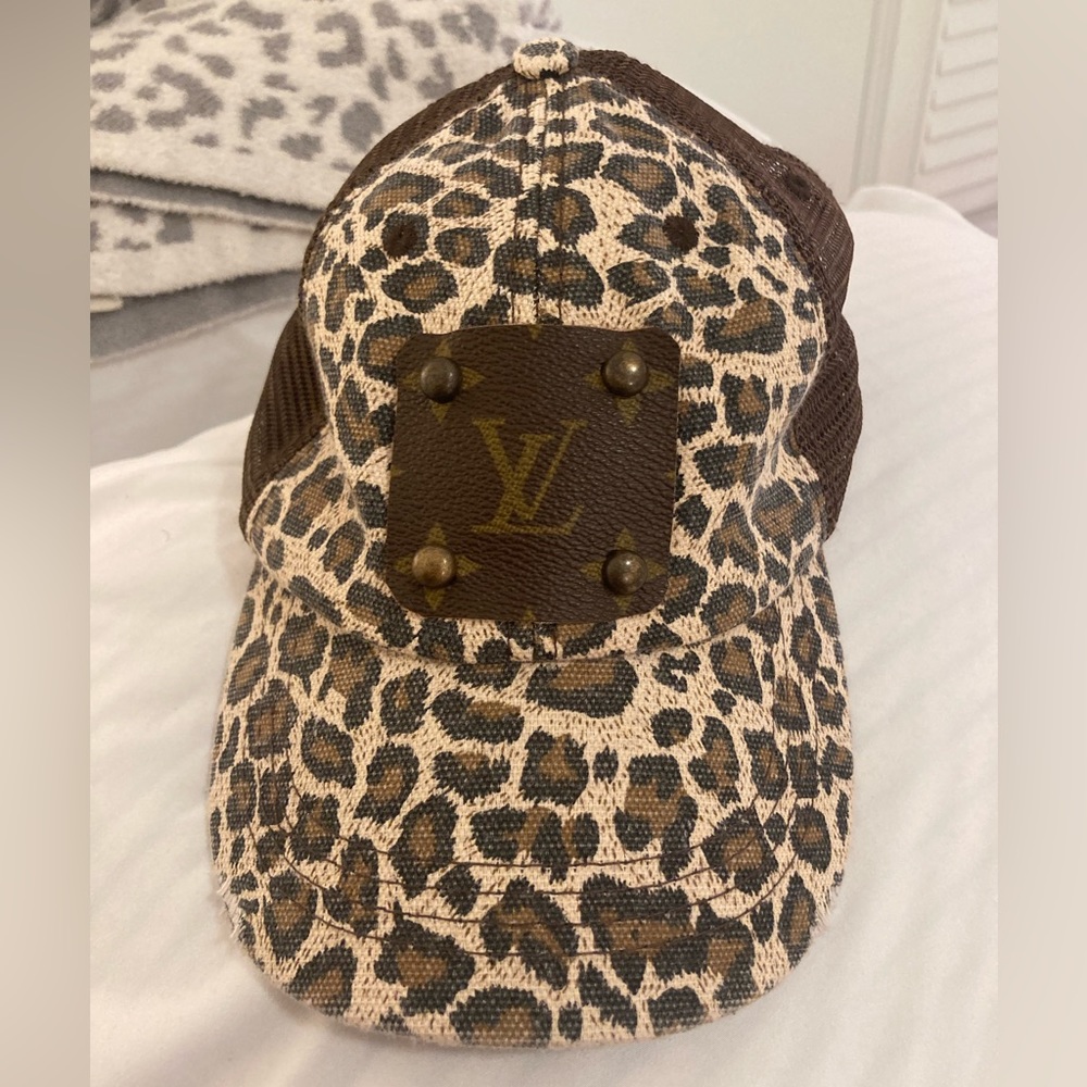 LV cheetah hat